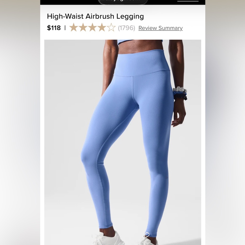 ALO Set. airbrush Set leggings and bra